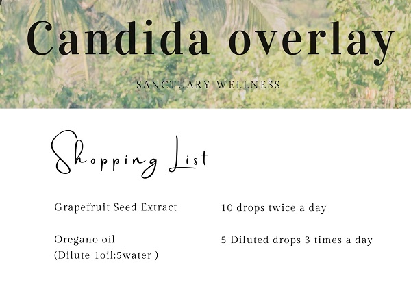 Candida detox program