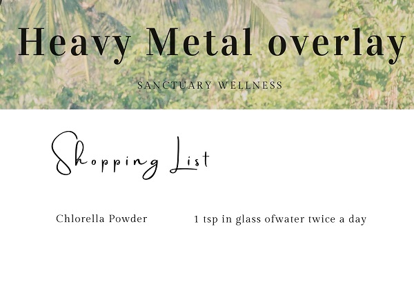 heavy metal cleanse