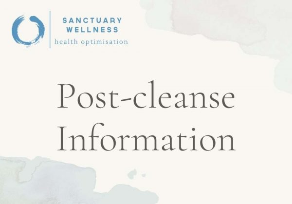 post cleanse information